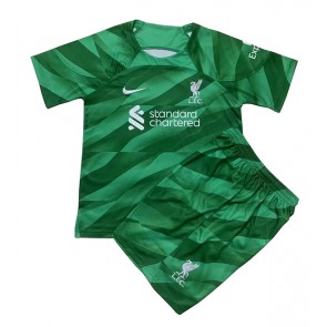Liverpool Målmand Replika Babytøj Tredje sæt Børn 2023-24 Kortærmet (+ Korte bukser)